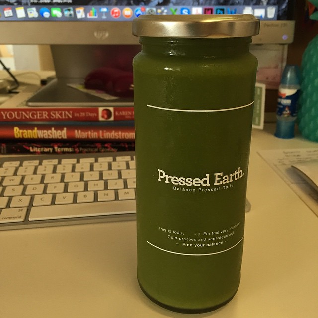 Two juices into my three day juice cleanse with @pressed_earth.…