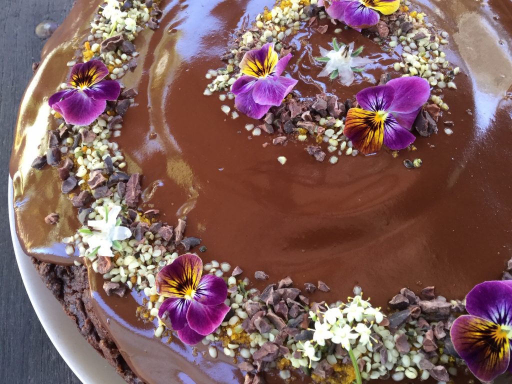 Manna Wholefoods Vegan Chocolate Cake with Hemp